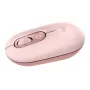 LOGITECH Pop Mouse - prispôsobiteľné emoji - bezdrôtová - ružová