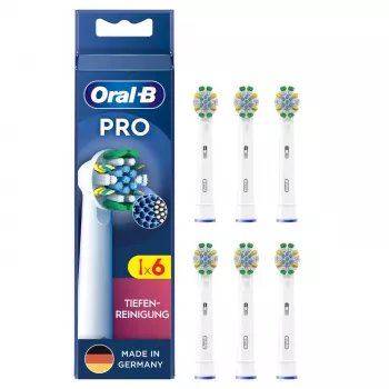 Oral-B Deep Cleaning náhradné hlavice zubnej kefky, 6 ks, biele