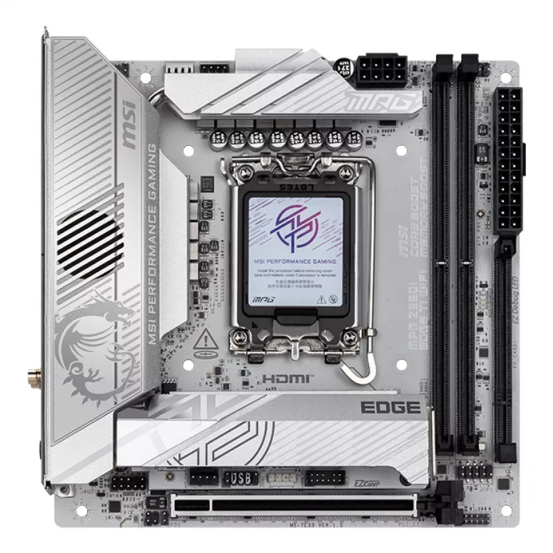 Základná doska MSI MPG Z890I EDGE TI WIFI Intel Z890 LGA 1851 (Socket V1) Mini-ITX