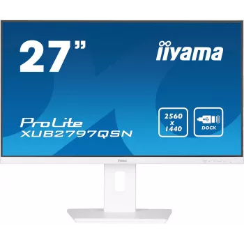 iiyama G-MASTER XUB2797QSN-W2 počítačový monitor 68,6 cm (27 palcov) 2560 x 1440 pixelov Quad HD LED biely