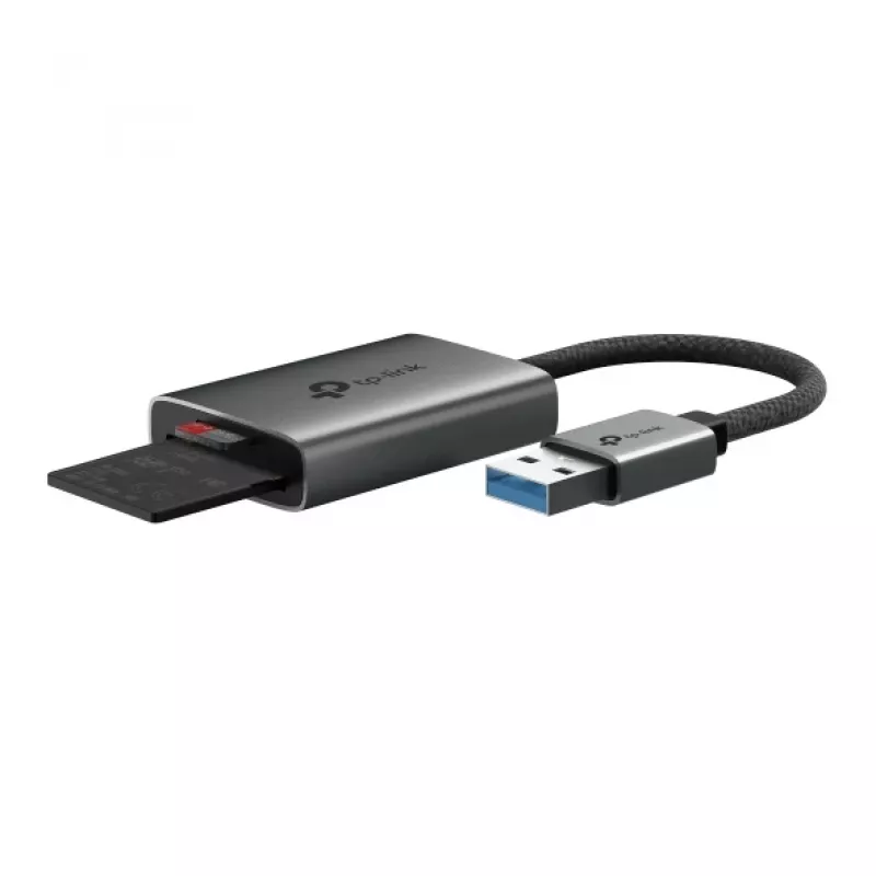 Čítačka kariet TP-LINK UA430 USB 3.2 Gen 1 Type-C — MicroSD / SD, sivá