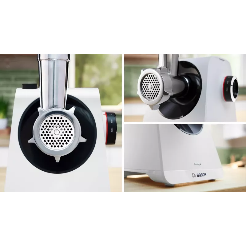 Bosch Serie 4 MultiPower MFWS420W mlynček na mäso, biely