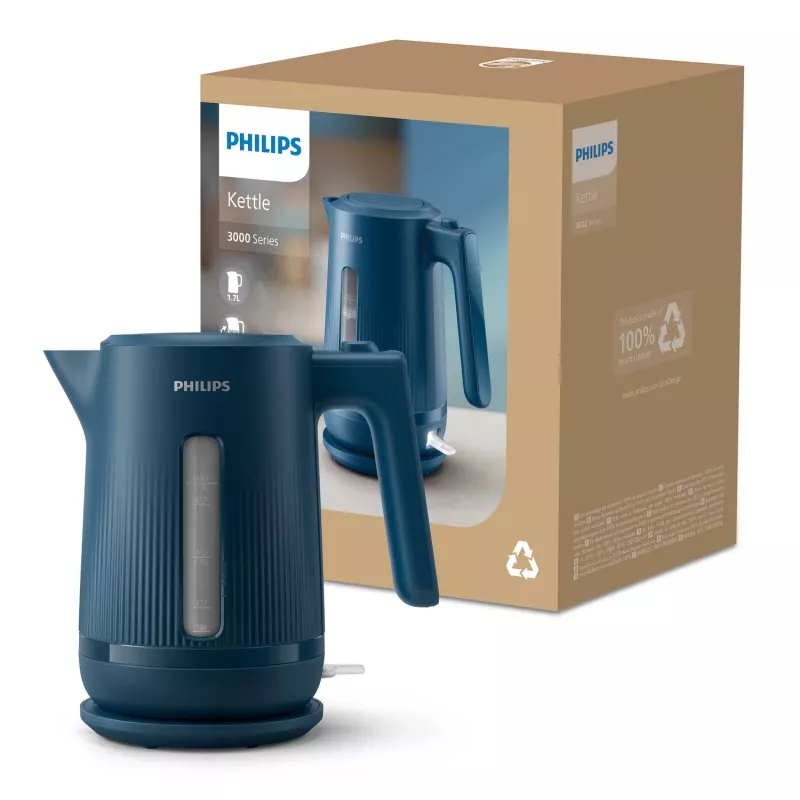 Philips 3000 Serie HD9411/70 rýchlovarná kanvica 1,7 l 2200 W modrá