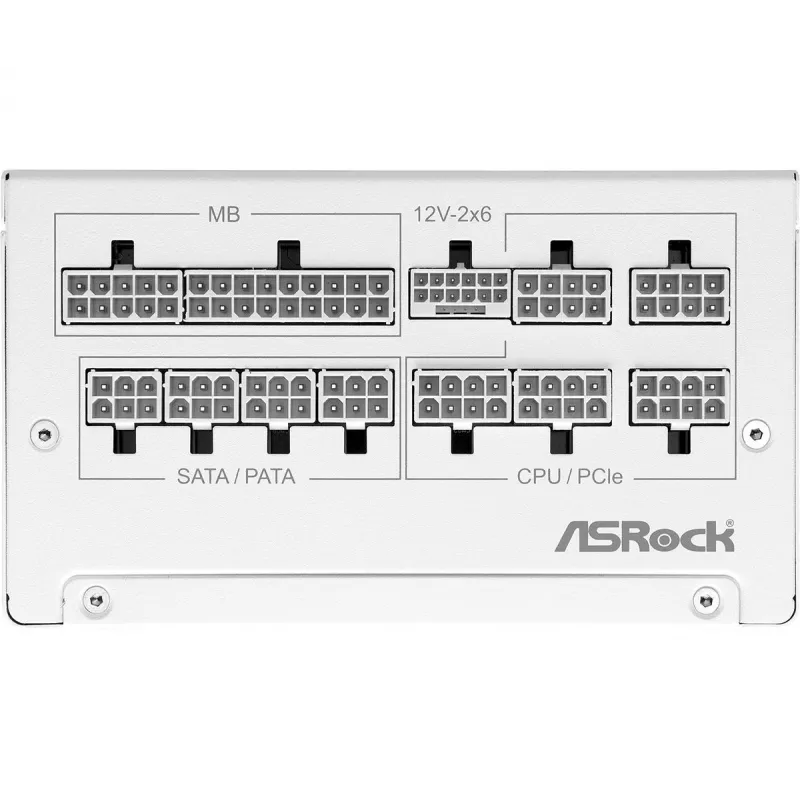 ASROCK napájací zdroj Steel Legend Sl-1000gw 1000W 80+ Gold biely ATX