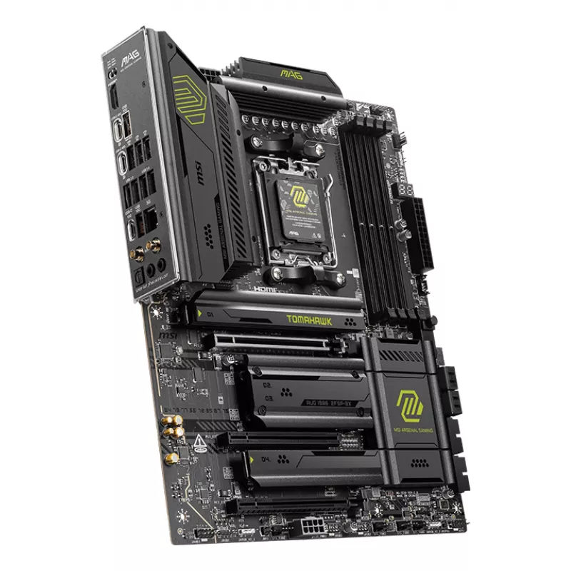 Základná doska MSI MAG X870E TOMAHAWK WIFI — AMD X870E, Socket AM5, ATX, 4x DDR5 DIMM, 4x M.2, Wi‑Fi, 5Gb Ethernet
