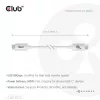 Club3D CAC-1572 certifikovaný kábel USB 80 Gbps, USB-C na USB-C, 240 W PD, 8K240Hz, 1,2 m, biely