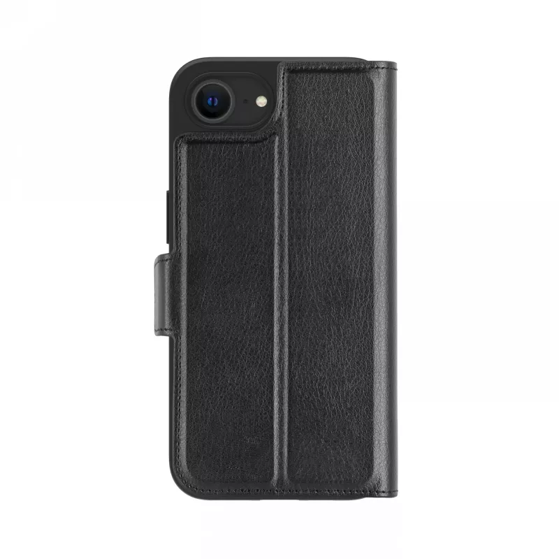 dbramante1928 Oslo Pro OPE4BL006535 puzdro s vyklápacím krytom pre iPhone 16e / 17e, PU a plast, čierne