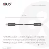 CLUB3D Thunderbolt™ 5 certifikovaný kábel 8K240Hz dáta 80/120 Gbps EPR 240 Watt M/M 1m / 3,28ft