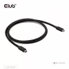 CLUB3D Thunderbolt™ 5 certifikovaný kábel 8K240Hz dáta 80/120 Gbps EPR 240 Watt M/M 1m / 3,28ft