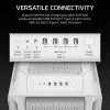 CORSAIR PC skriňa - 5000T Mid-Tower High-Performance - biela