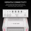 CORSAIR PC skriňa - 5000T LX RGB Midi-Tower (tempered Glass) biela