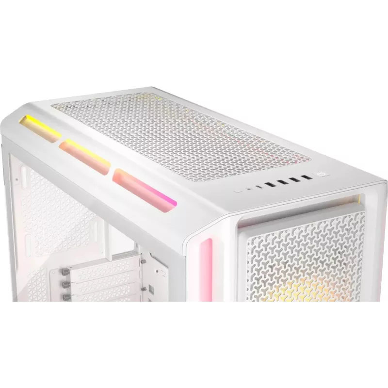 CORSAIR PC skriňa - 5000T LX RGB Midi-Tower (tempered Glass) biela