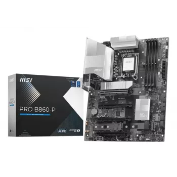 Základná doska MSI PRO B860-P — Intel B860, LGA 1851, ATX, DDR5, 4 DIMM, 3×M.2, 5Gb LAN, HDMI 2.1