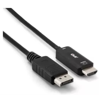 CLUB3D CAC-1083 DisplayPort kábel 2 m HDMI Type-D (Micro) čierny