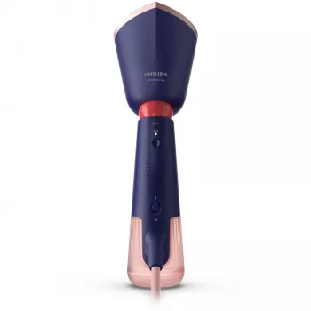 Philips 5000 series ručný naparovač, ručný naparovač na oblečenie, 0,32 l, 0,58 min, modrá, tmavomodrá, tlačidlá
