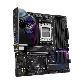 ASRock základná doska B850M Riptide WiFi AM5 AMD B850 4 X DDR5 1 X HDMI 2.1 Tmds/frl 8g 1 X DisplayPort 1.4 With DSC mATX