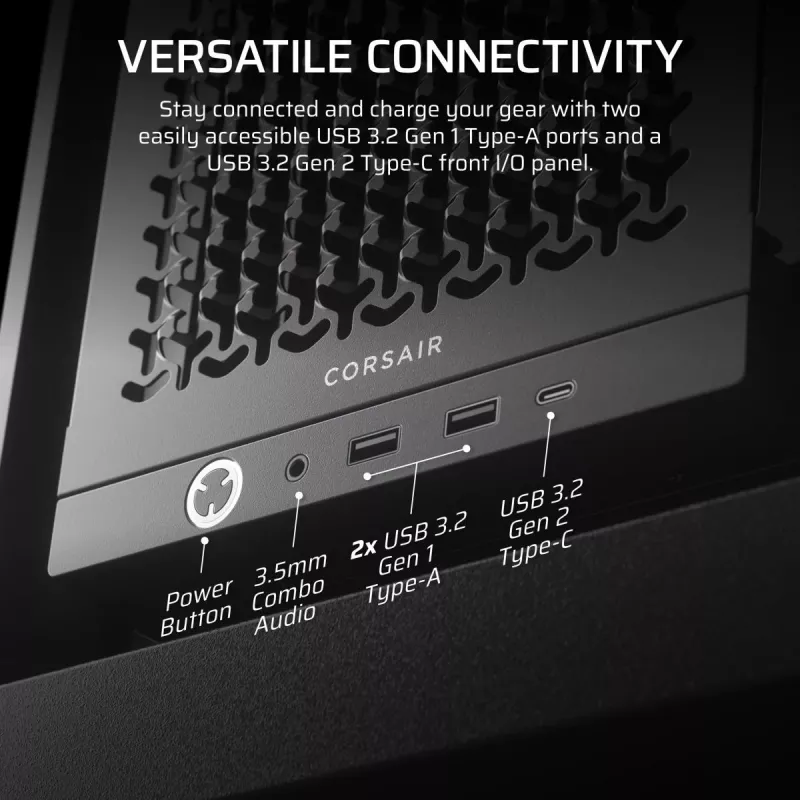 CORSAIR FRAME 4000D Midi-Tower skriňa čierna