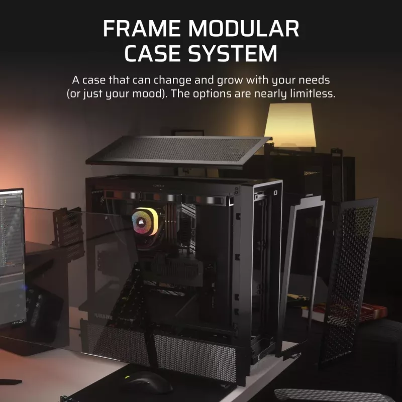 CORSAIR FRAME 4000D Midi-Tower skriňa čierna