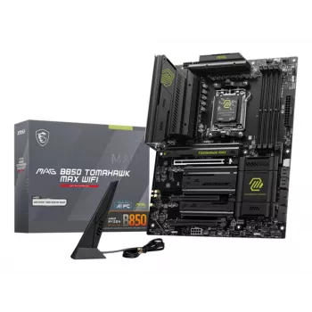 Základná doska MSI MAG B850 TOMAHAWK MAX WIFI — AMD B850, socket AM5, ATX, DDR5, 4×M.2, Wi-Fi 7, 5Gb LAN, 7.1 Audio