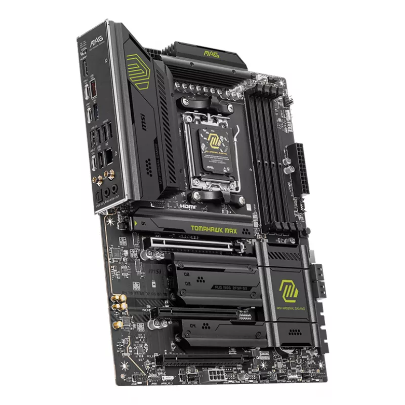 Základná doska MSI MAG B850 TOMAHAWK MAX WIFI — AMD B850, socket AM5, ATX, DDR5, 4×M.2, Wi-Fi 7, 5Gb LAN, 7.1 Audio