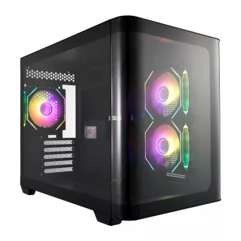 FSP S380-BA skriňa Mini Tower mITX, mATX čierna ARGB