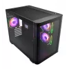 FSP S380-BA skriňa Mini Tower mITX, mATX čierna ARGB