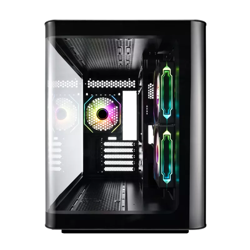 FSP S380-BA skriňa Mini Tower mITX, mATX čierna ARGB