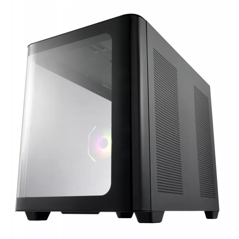 FSP S380-BA skriňa Mini Tower mITX, mATX čierna ARGB