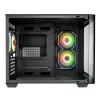 FSP S380-BA skriňa Mini Tower mITX, mATX čierna ARGB