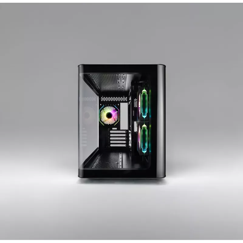 FSP S380-BA skriňa Mini Tower mITX, mATX čierna ARGB