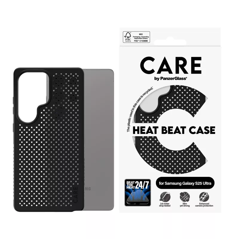 PanzerGlass CARE™ by ® puzdro Heat Beat Samsung Galaxy S25 Ultra