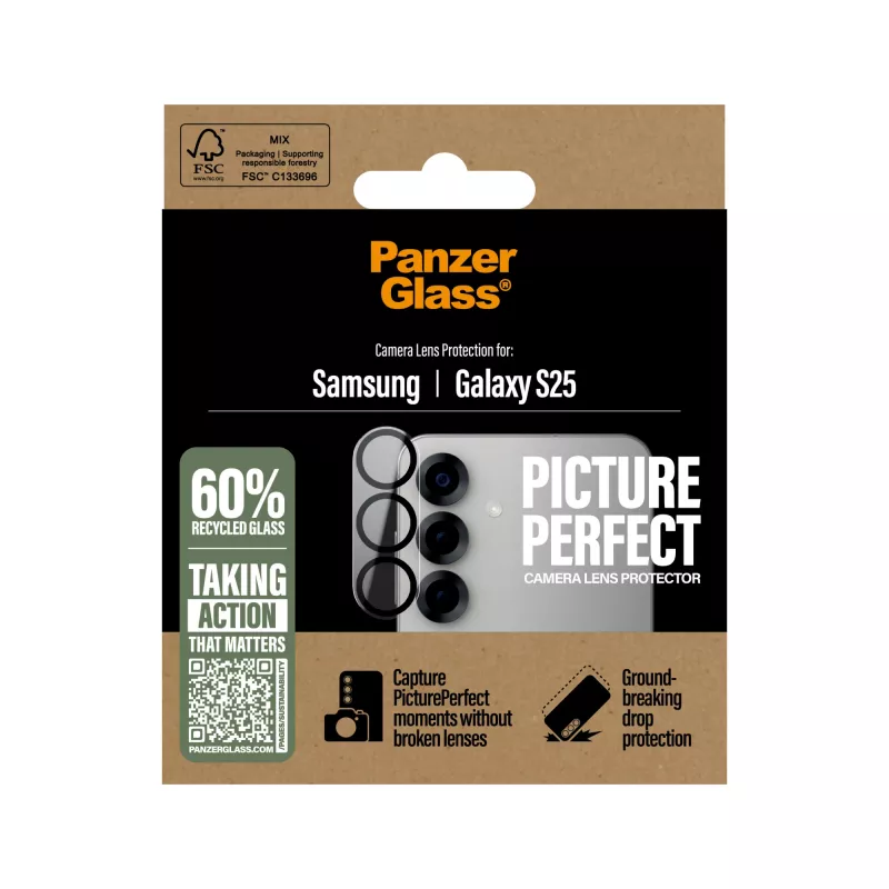 PanzerGlass ® PicturePerfect ochrana kamery objektívu Samsung Galaxy S25