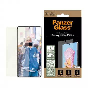 PanzerGlass ® All-in-One ochranná fólia displeja Samsung Galaxy S25 Ultra | Ultra Wide Fit
