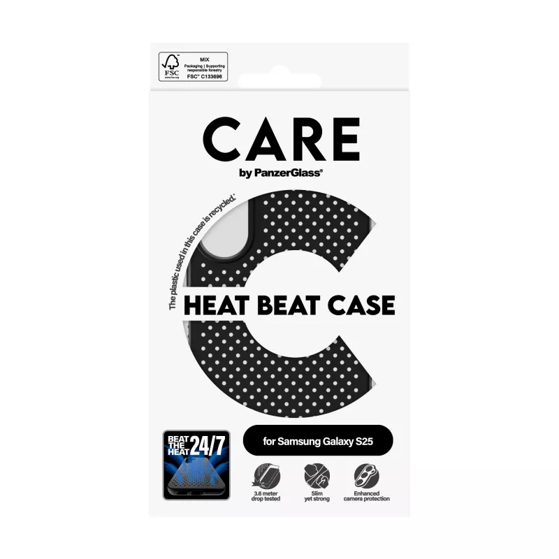 PanzerGlass CARE™ by ® puzdro Heat Beat Samsung Galaxy S25