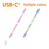 Club 3D CAC-3010 kábel USB-C na USB-C s korálkami, 2 m, PD 60 W, 480 Mbps, ružový