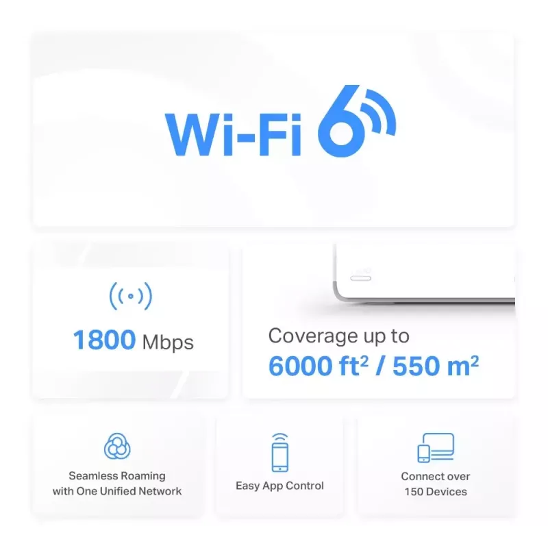 Mesh systém Mercusys HALO H70X Dual-band Wi-Fi 6