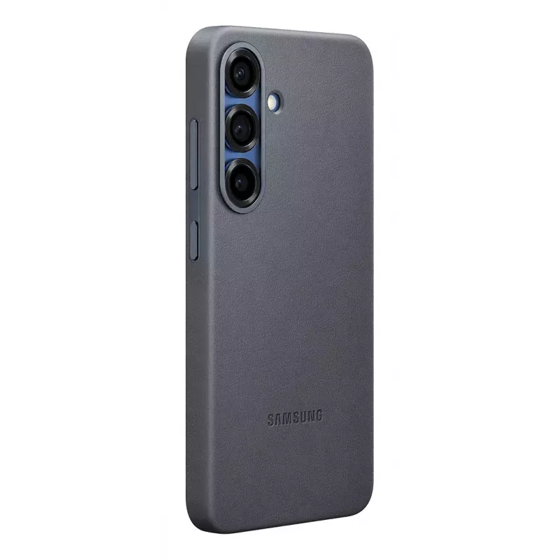 Kryt Samsung Galaxy S25 koženkové puzdro čierna