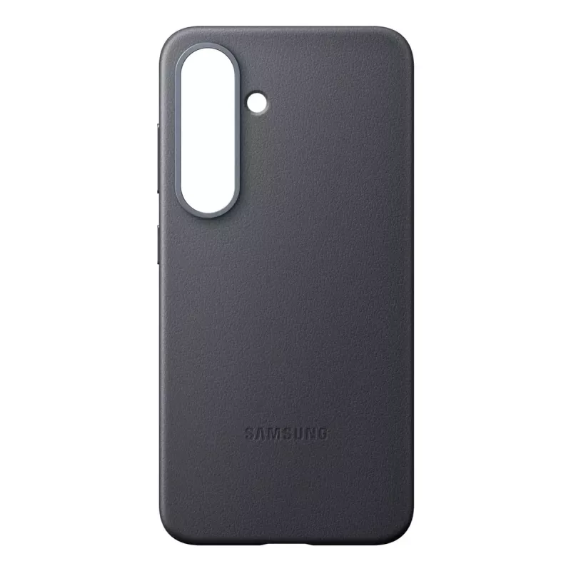 Kryt Samsung Galaxy S25 koženkové puzdro čierna