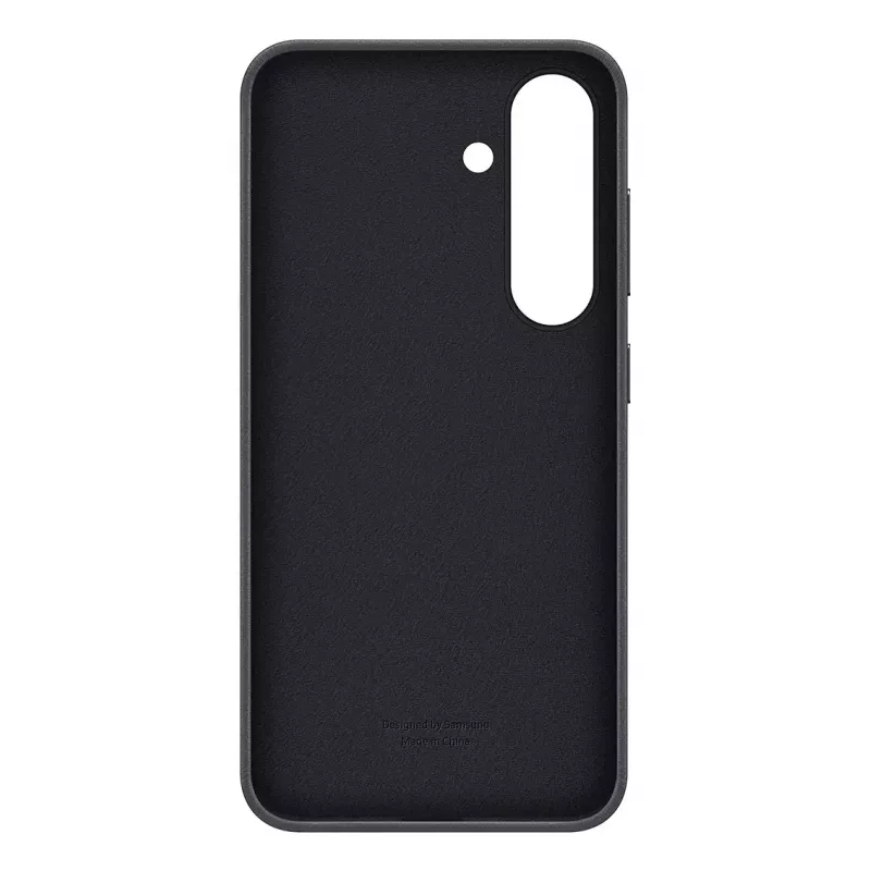 Kryt Samsung Galaxy S25 koženkové puzdro čierna