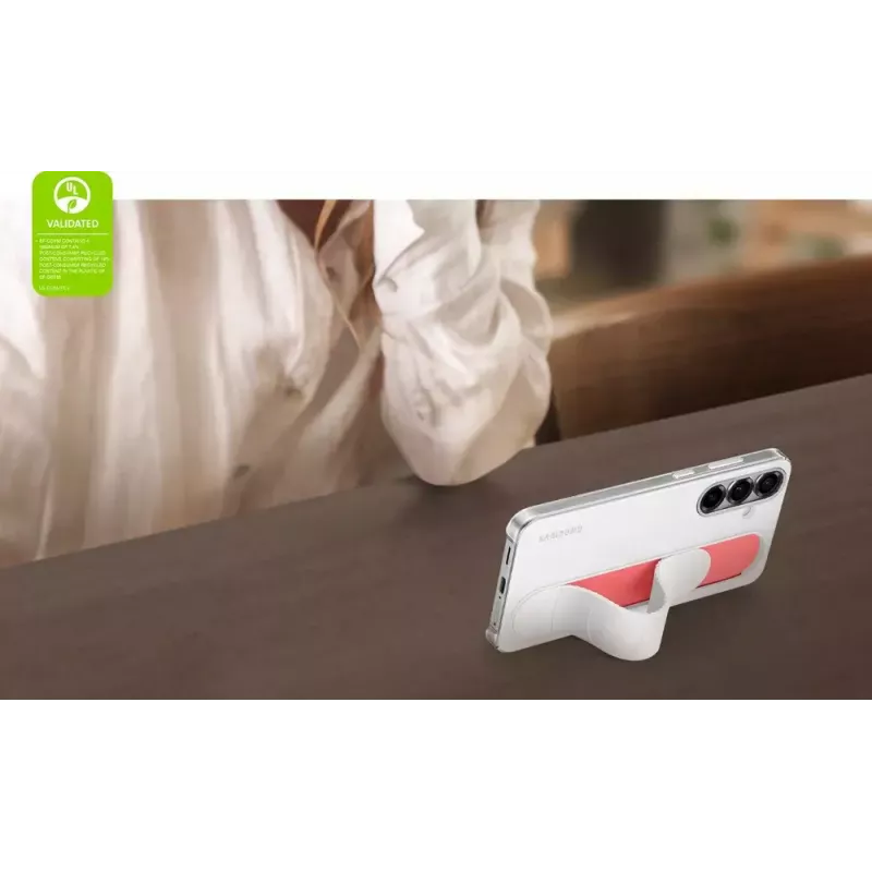 Samsung Standing Grip puzdro pre Galaxy S25+, sivé, EF-GS936CJEGWW