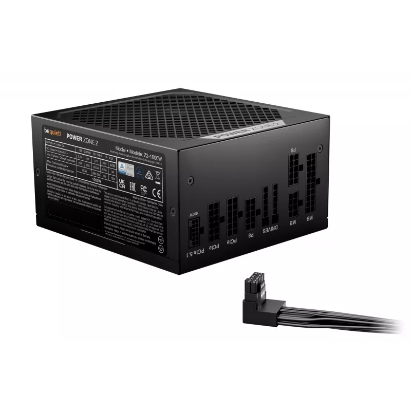 be quiet POWER ZONE 2 1000W napájací zdroj 20+4 pin ATX ATX čierny