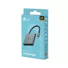 USB Type-C hub TP-Link UH3020C — 3-portový (HDMI, USB-A, USB-C), 5 Gbit/s, HDMI 4K@60Hz, PD do 100W, hliník, 0,18 m kábel