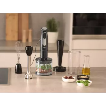 Braun MultiQuick 5 Pro 0.6 L tyčový mixér 1000 W čierna, strieborná