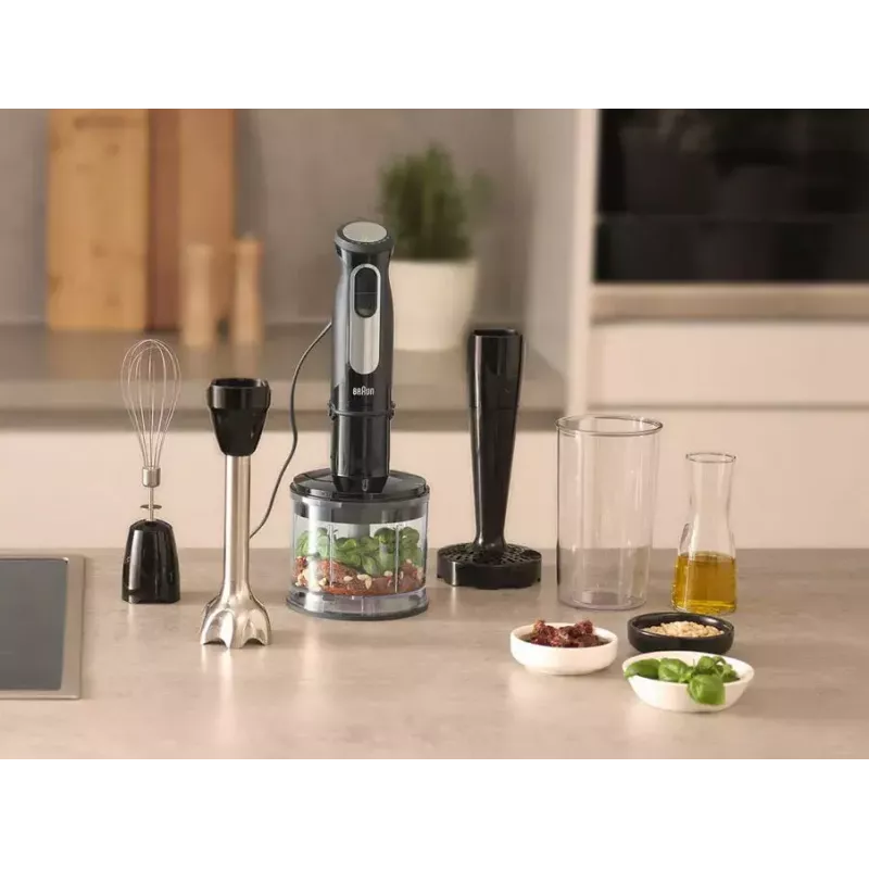Braun MultiQuick 5 Pro 0.6 L tyčový mixér 1000 W čierna, strieborná