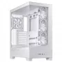 PC skriňa ASUS A31 Plus TG ARGB WHITE Midi Tower — ATX, temperované sklo, ARGB, 3x120mm + 1x120mm ventilátor, 38 cm GPU, 165 mm CPU chladič