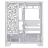 PC skriňa ASUS A31 Plus TG ARGB WHITE Midi Tower — ATX, temperované sklo, ARGB, 3x120mm + 1x120mm ventilátor, 38 cm GPU, 165 mm CPU chladič