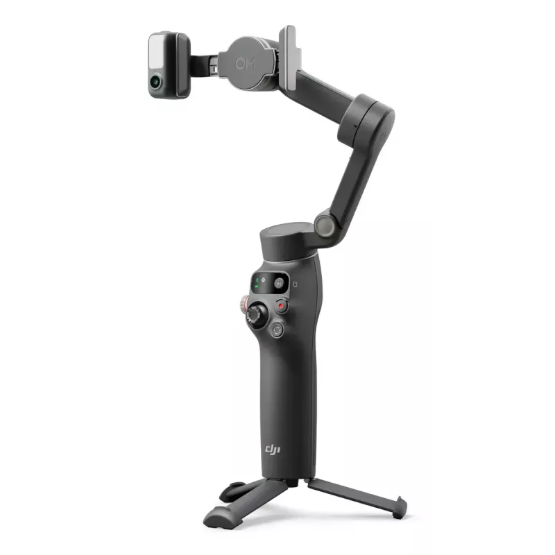 DJI Osmo Mobile 7P gimbal pre smartfón, 3-osová stabilizácia, ActiveTrack 7.0, teleskopická tyč, Bluetooth 5.3, tmavosivý