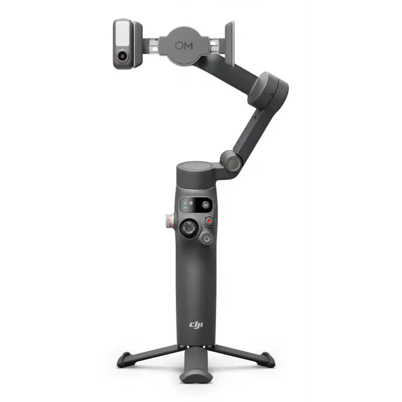 DJI Osmo Mobile 7P gimbal pre smartfón, 3-osová stabilizácia, ActiveTrack 7.0, teleskopická tyč, Bluetooth 5.3, tmavosivý