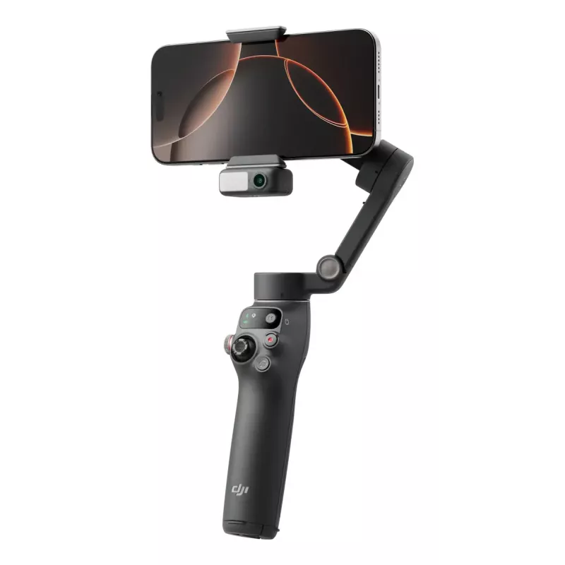 DJI Osmo Mobile 7P gimbal pre smartfón, 3-osová stabilizácia, ActiveTrack 7.0, teleskopická tyč, Bluetooth 5.3, tmavosivý
