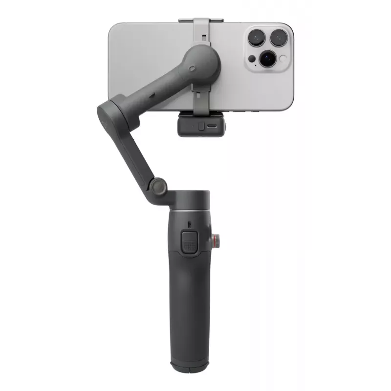 DJI Osmo Mobile 7P gimbal pre smartfón, 3-osová stabilizácia, ActiveTrack 7.0, teleskopická tyč, Bluetooth 5.3, tmavosivý
